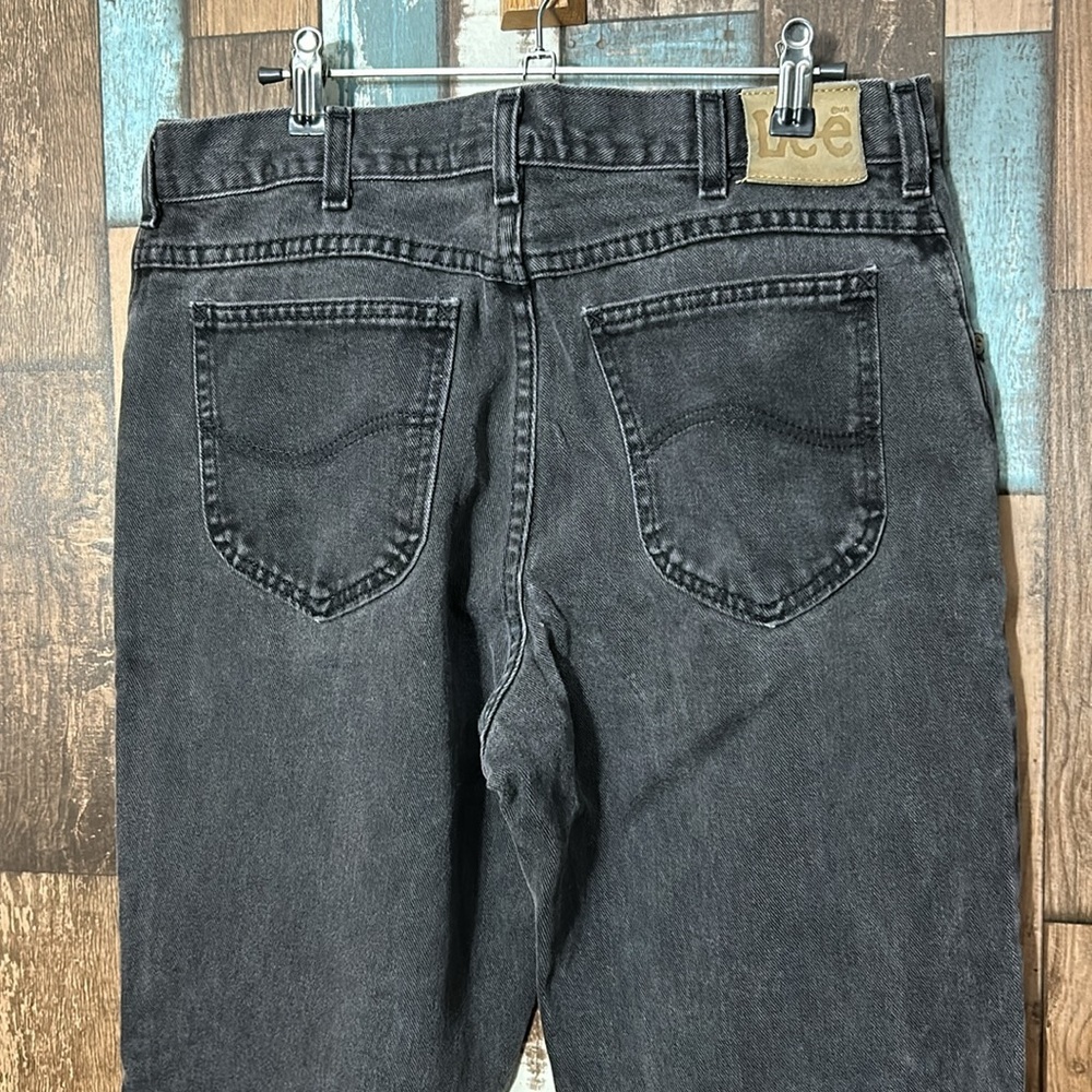 Lee 34x32 black thick denim jeans - Picture 9 of 14